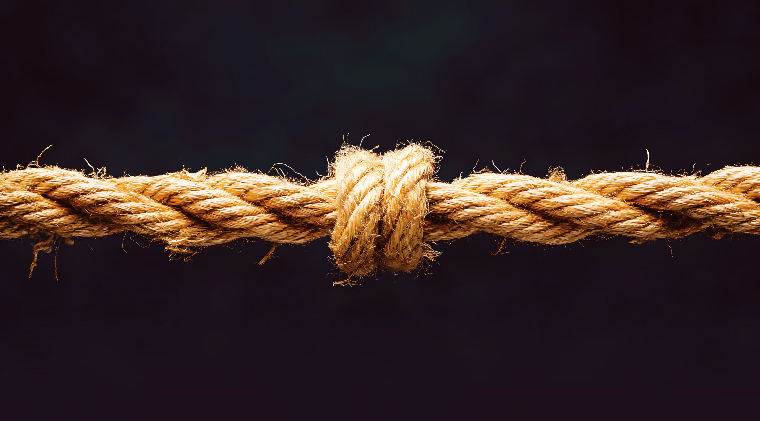 Repaired rope